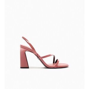 New Zara Pink Strappy Heels